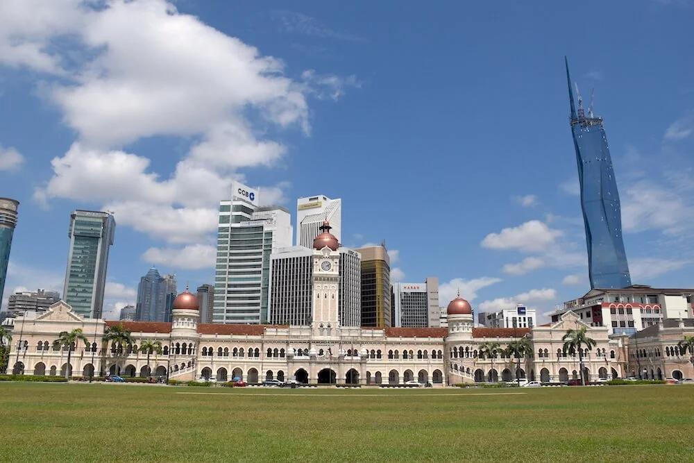 view of the Kuala Lumpur contrast